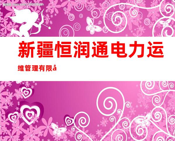 新疆恒润通电力运维管理有限公司